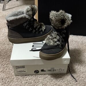 Cougar Women's Dark Gray Winter Boots